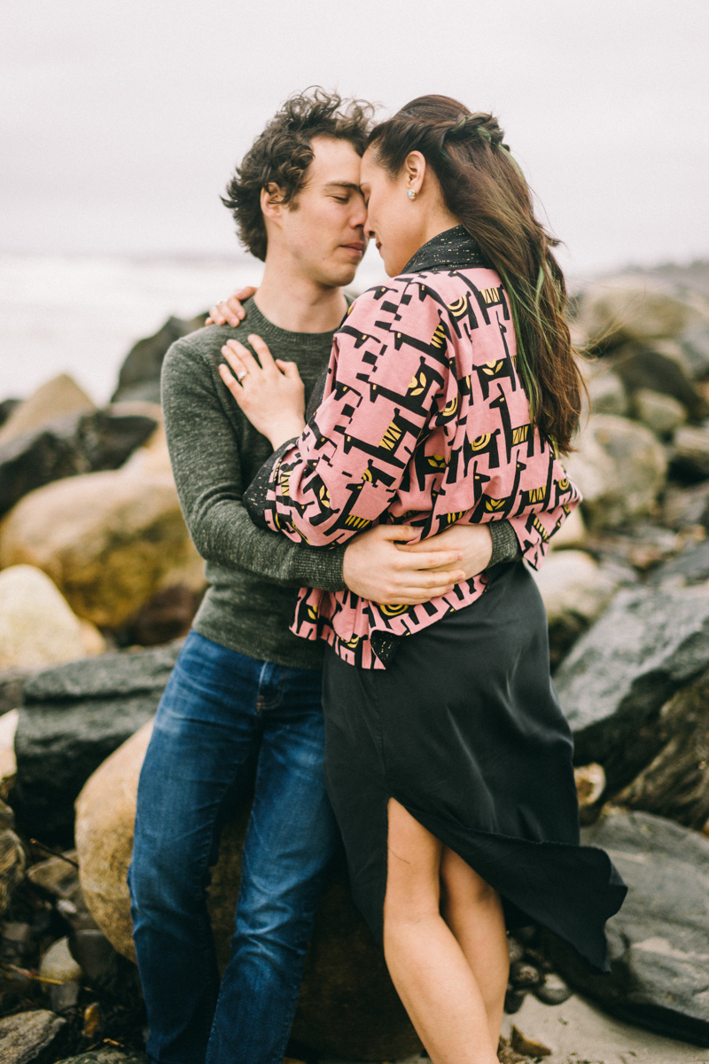 cape elizabeth engagement photos maine