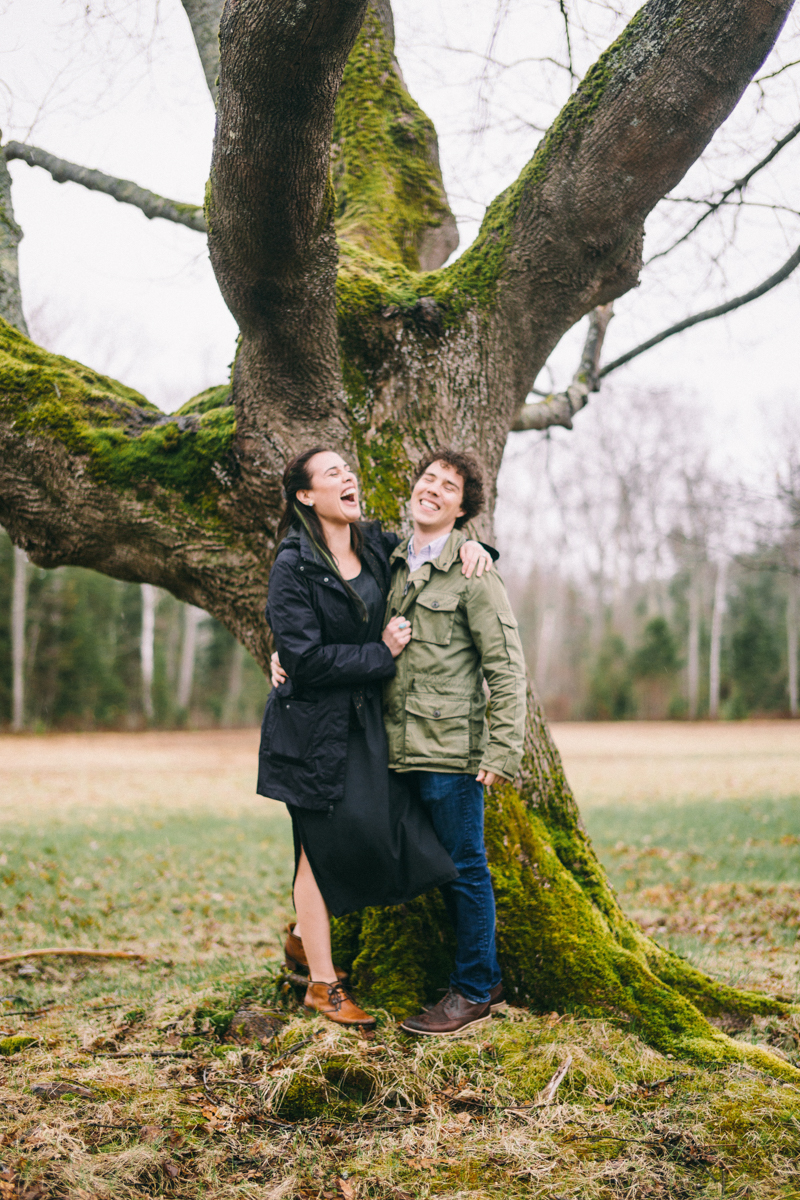 cape elizabeth engagement photos maine