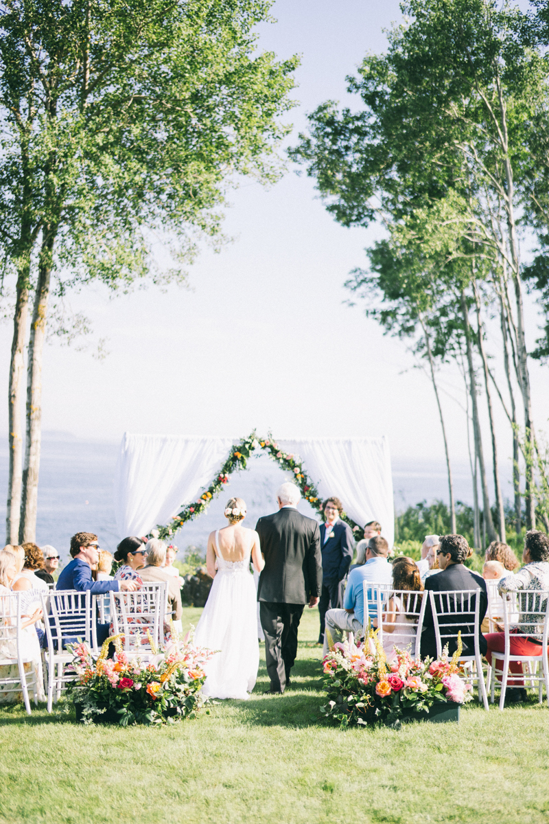 The Edge in Lincolnville Maine Private Estate Wedding