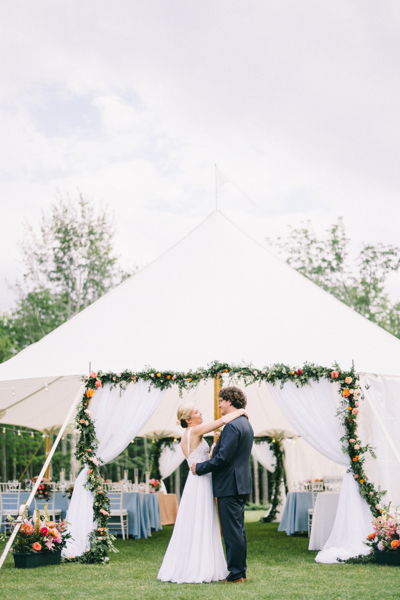 The Edge in Lincolnville Maine Private Estate Wedding