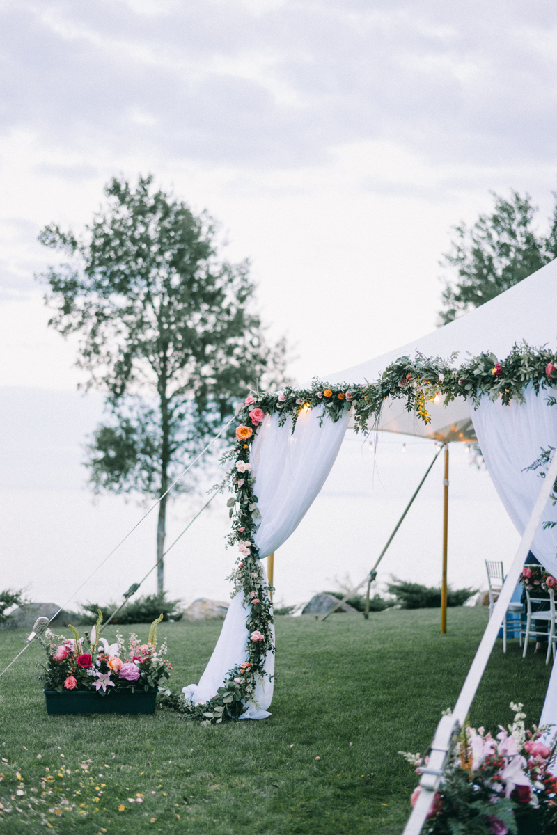 The Edge in Lincolnville Maine Private Estate Wedding