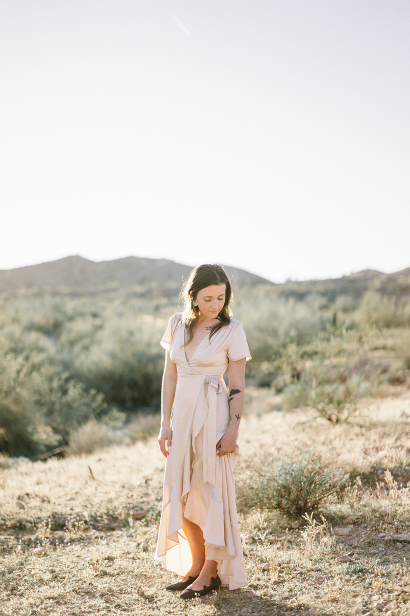 desert engagement photos