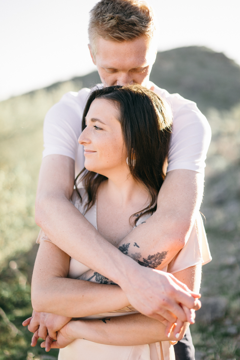 desert engagement photos