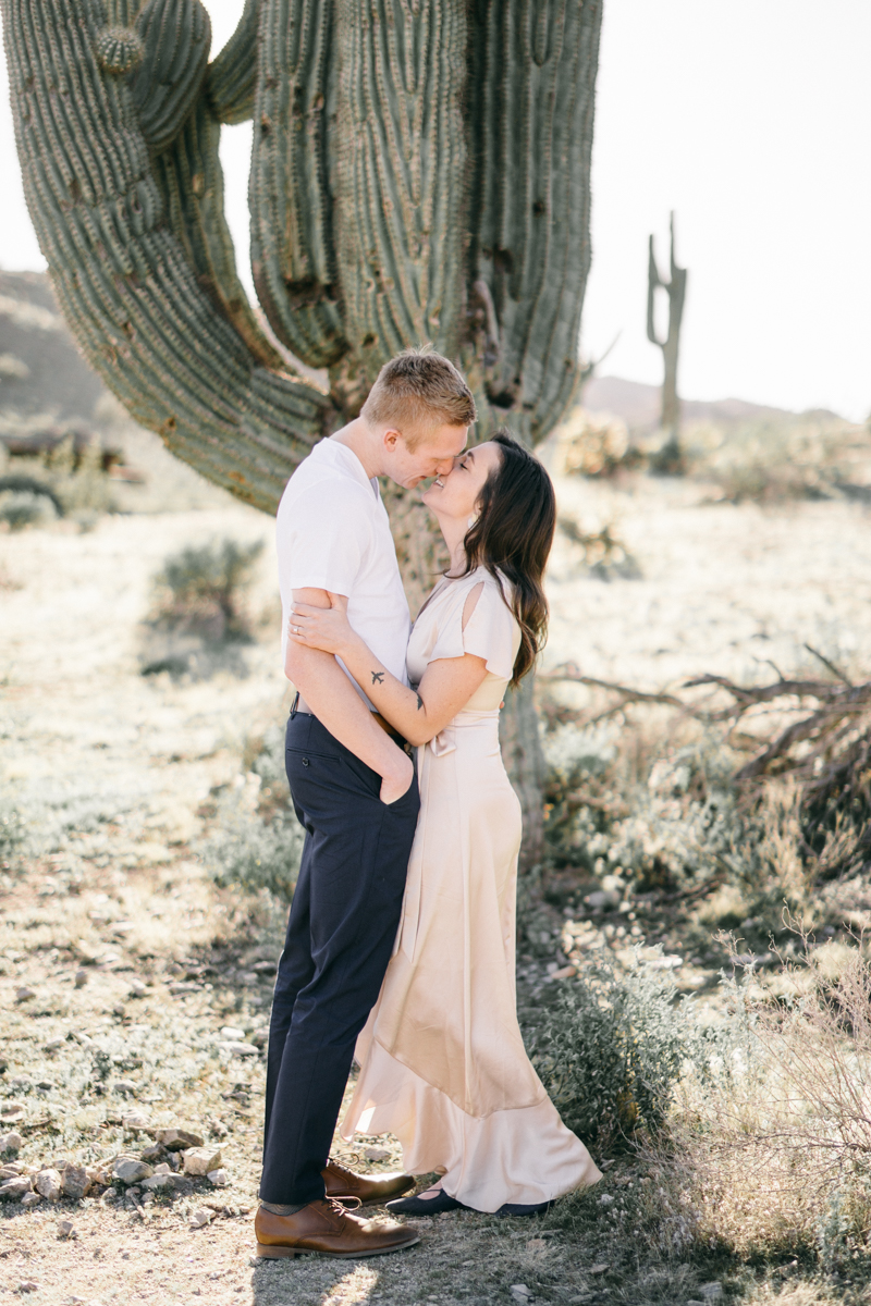 desert engagement photos