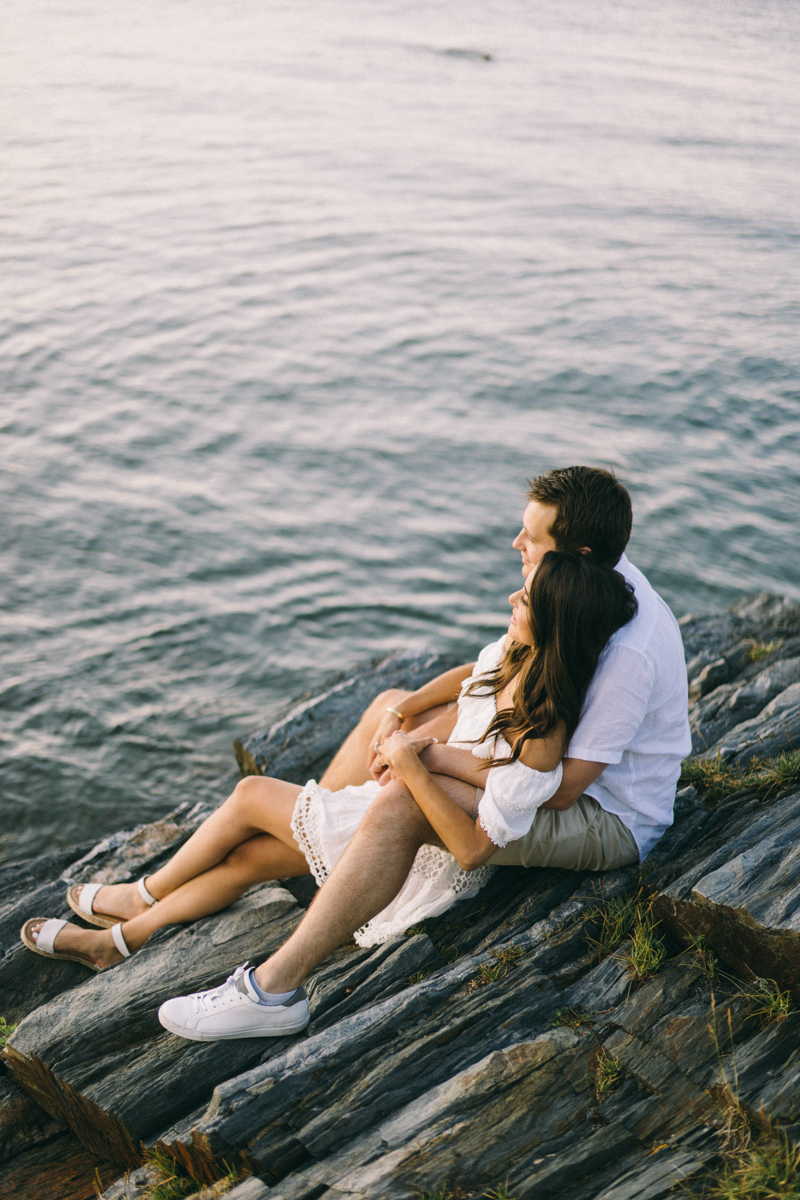 sunset beach engagement golden hour destination wedding photographer