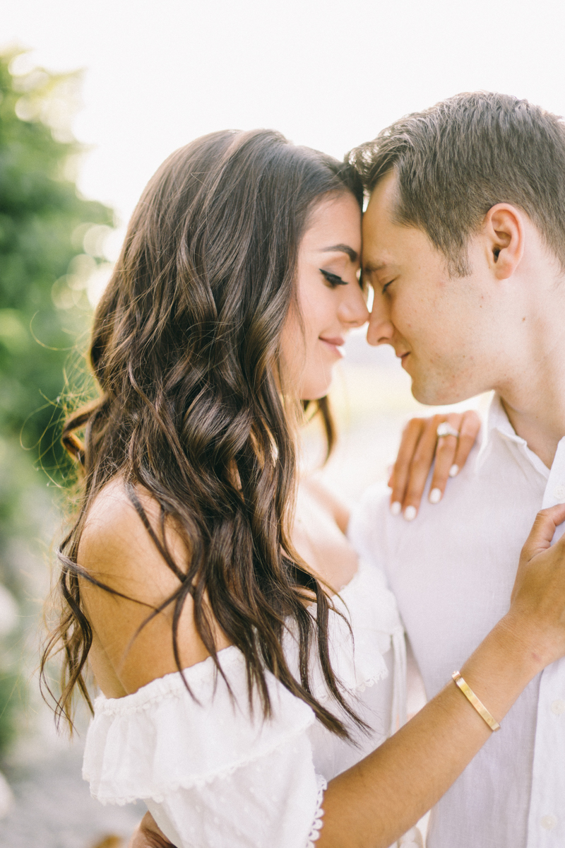 sunset beach engagement golden hour destination wedding photographer