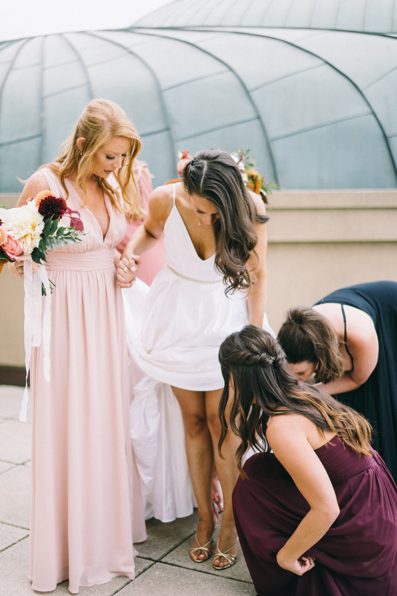 Modern Boston Wedding The state room