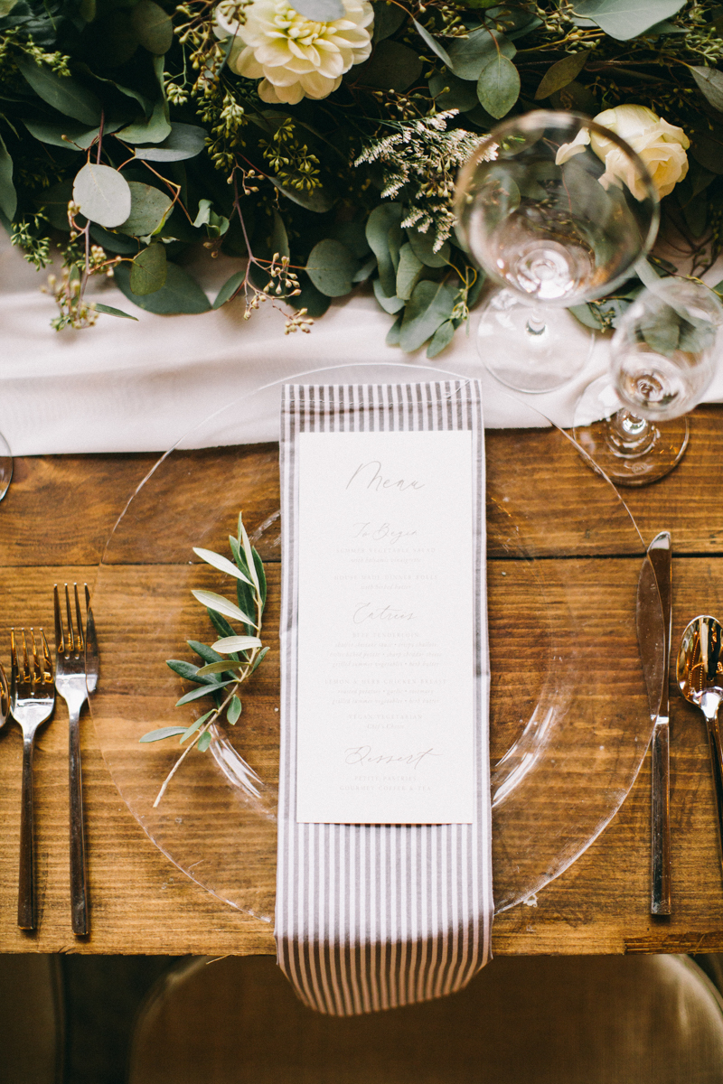 foggy maine wedding in the mountains