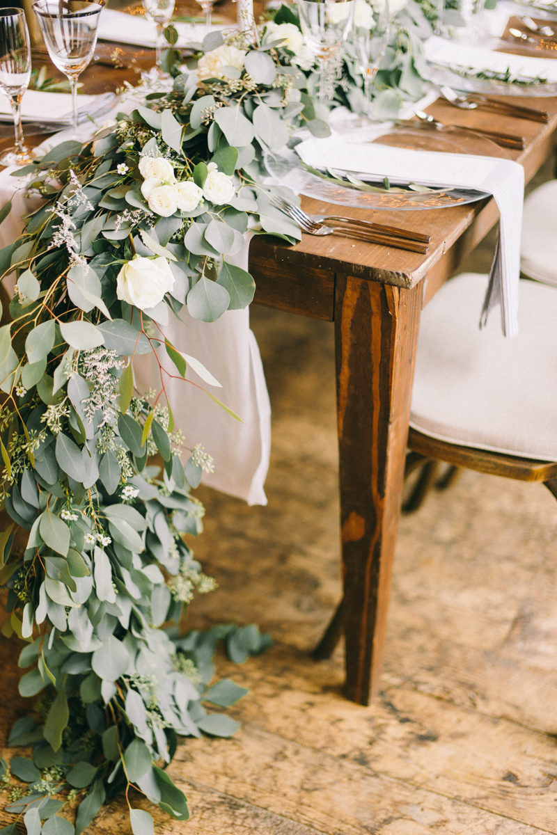 foggy maine wedding in the mountains