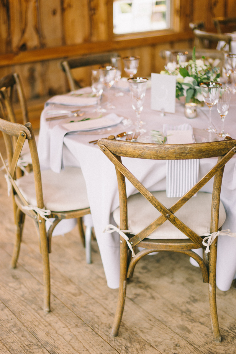 foggy maine wedding in the mountains