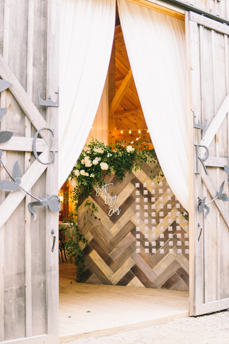 foggy maine wedding in the mountains