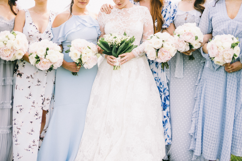 blue bridesmaid dresses maine