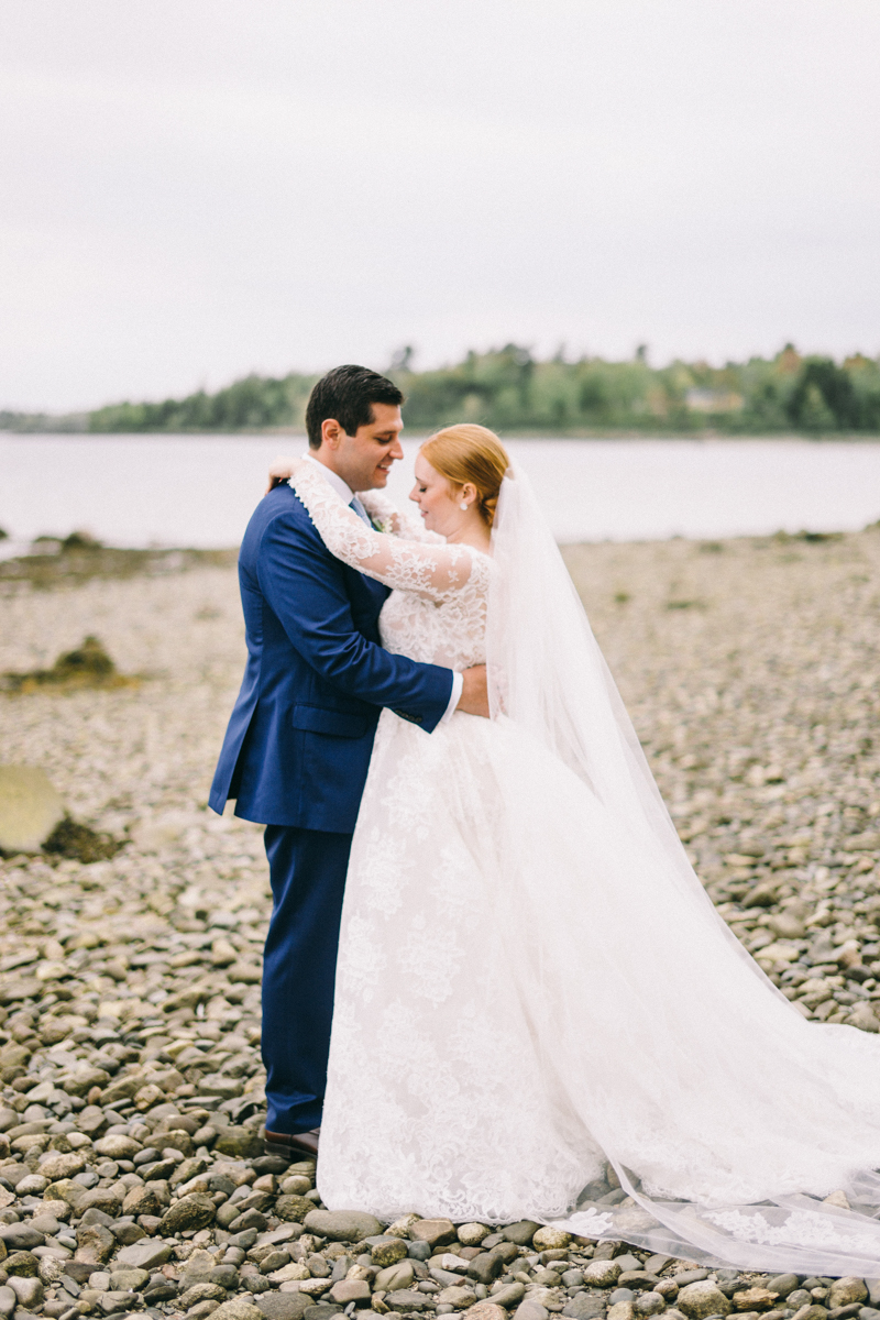 maine luxury wedding french's point