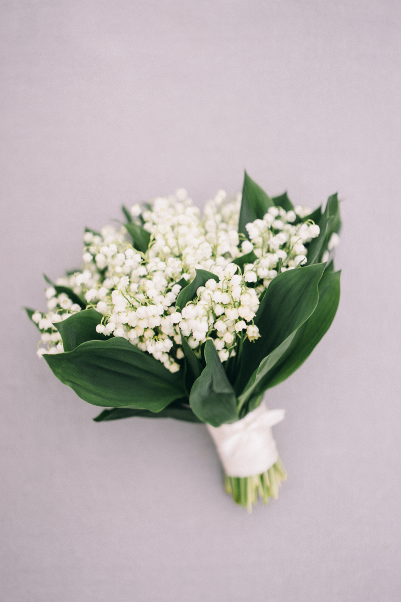 lily of the valley wedding bouquet