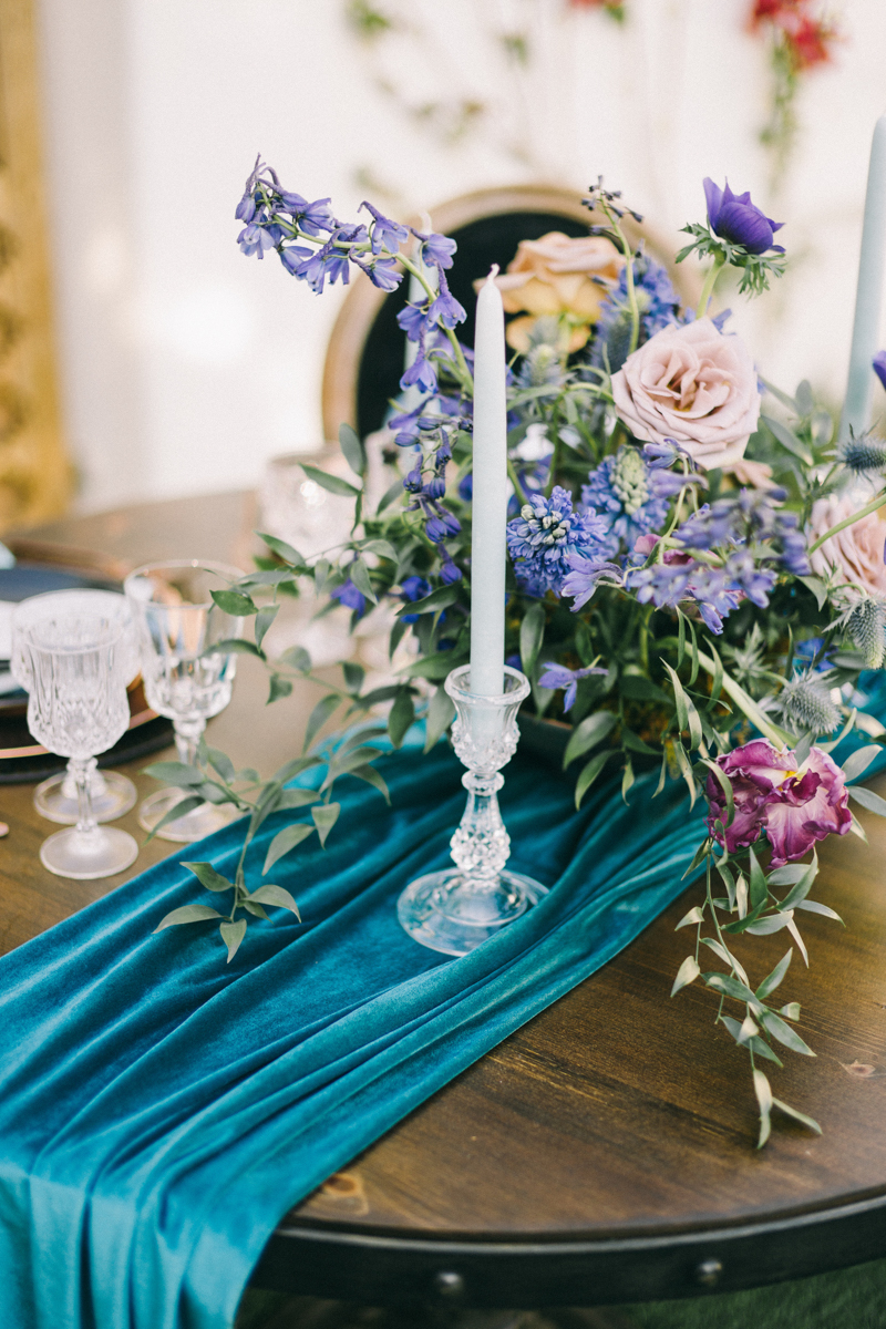 teal luxury wedding arizona