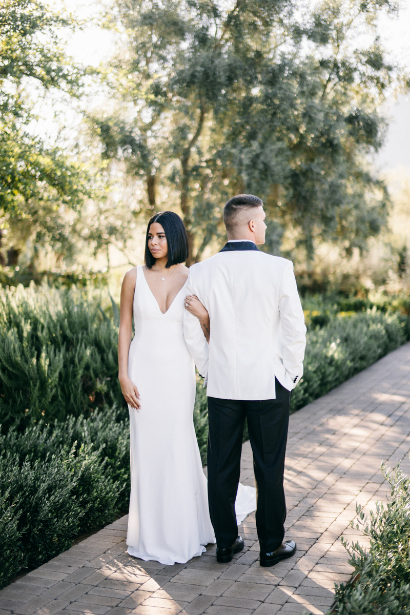 wedding portraits at el chorro scottsdale