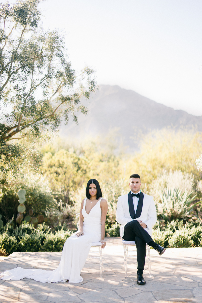 wedding portraits at el chorro scottsdale