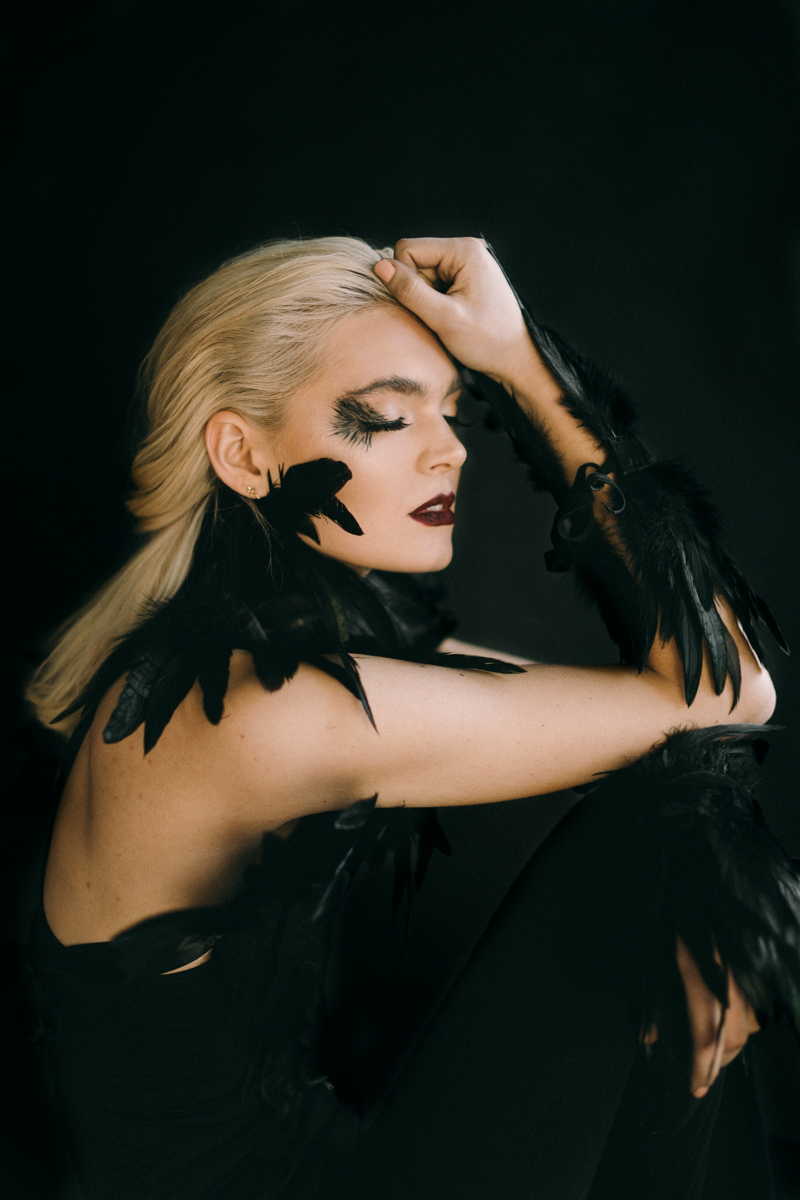 black feather editorial