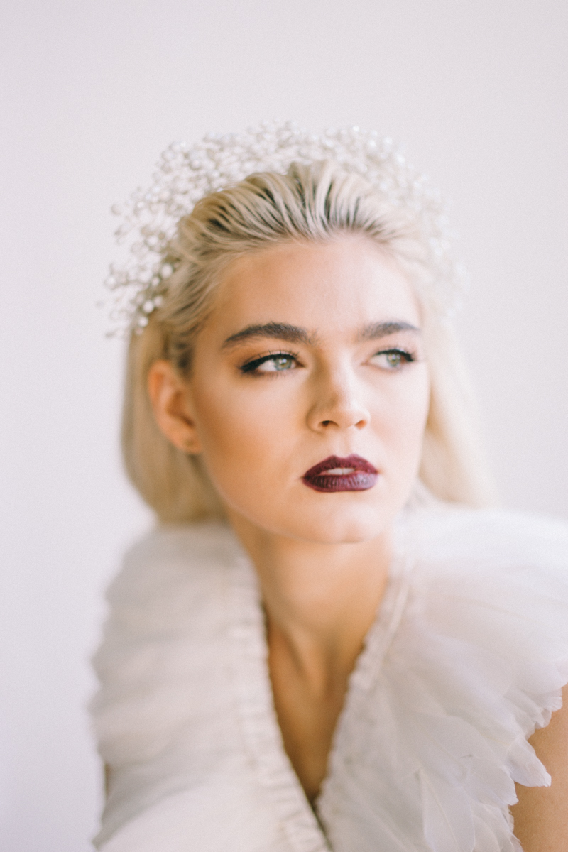 feather bridal editorial