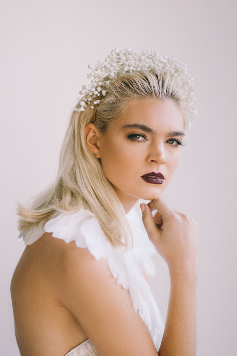 feather bridal editorial