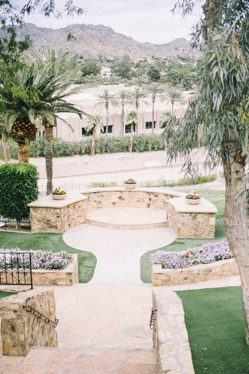 Wrigley Mansion Phoenix Arizona wedding ceremony spot