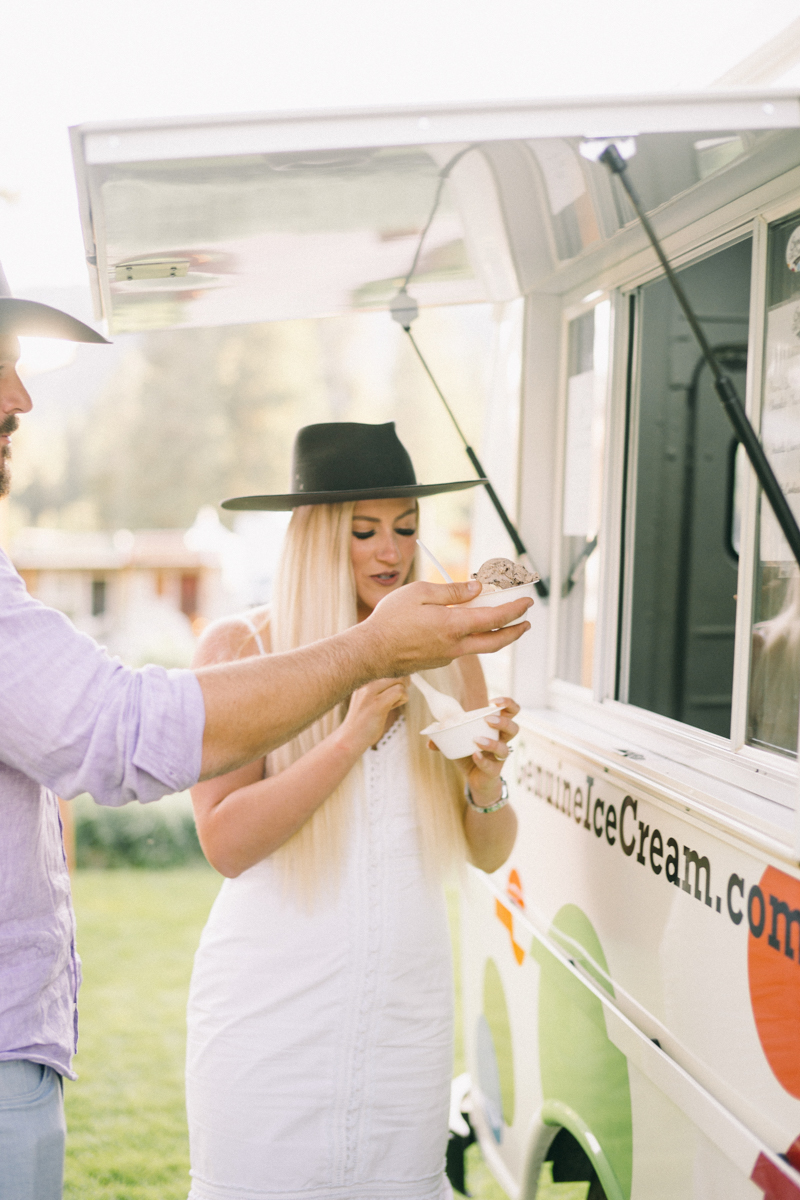 bozeman montana ice cream wedding