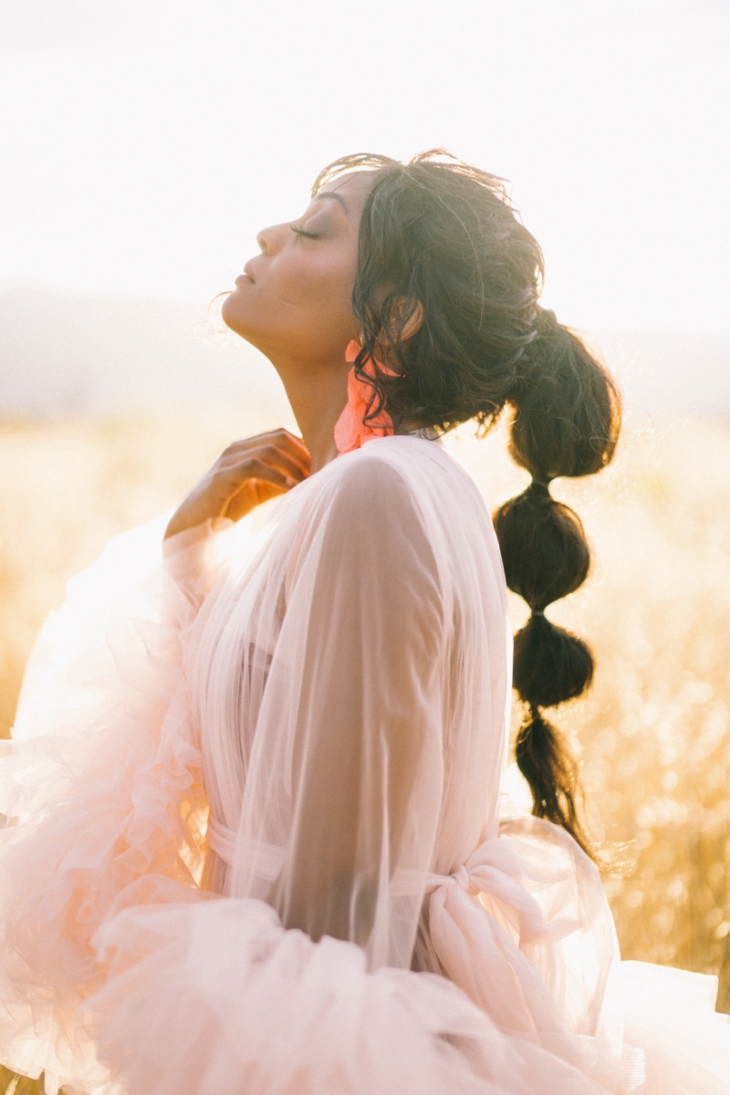 pink dress editorial arizona