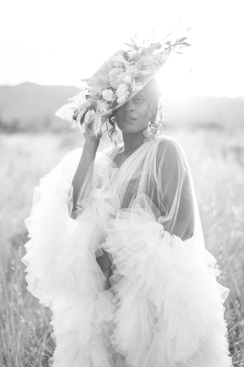 wedding hat editorial photos