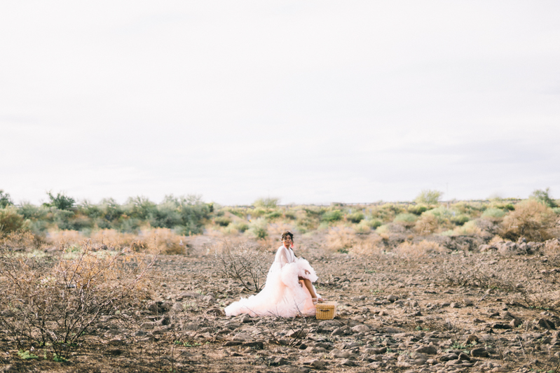 romantic edgy arizona editorial shoot