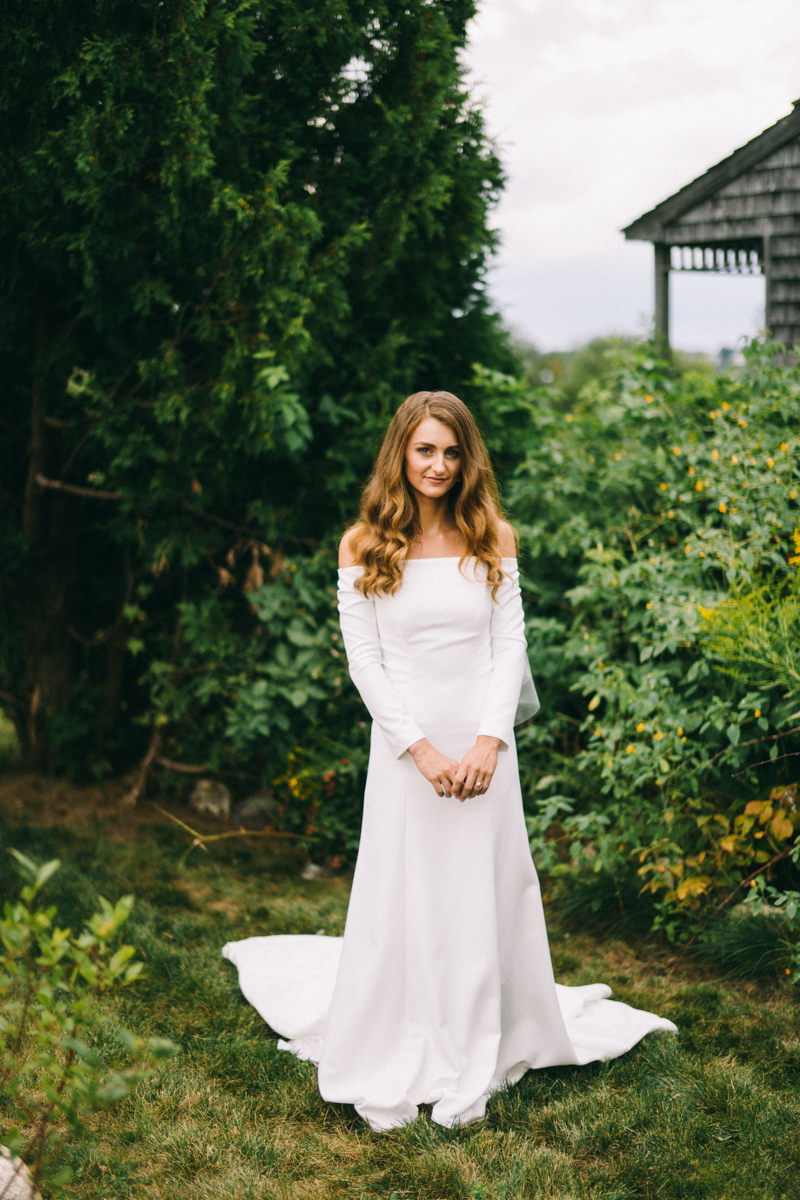 bailey island maine bridal portraits