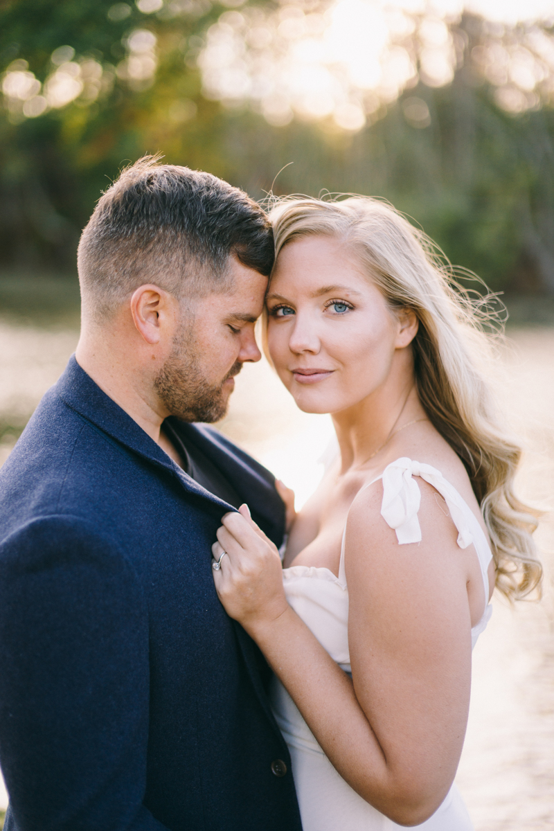 fall engagement session new england