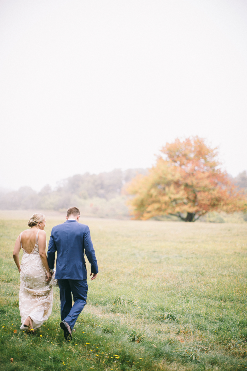 fall maine wedding