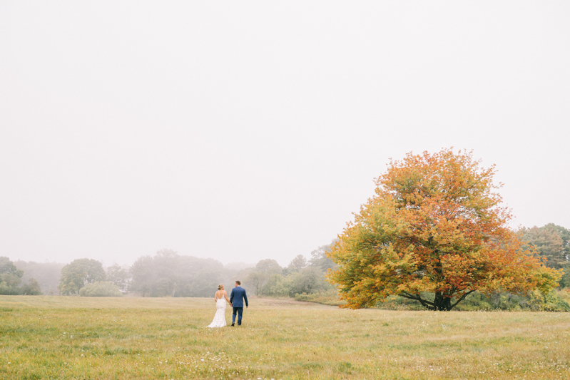 fall maine wedding