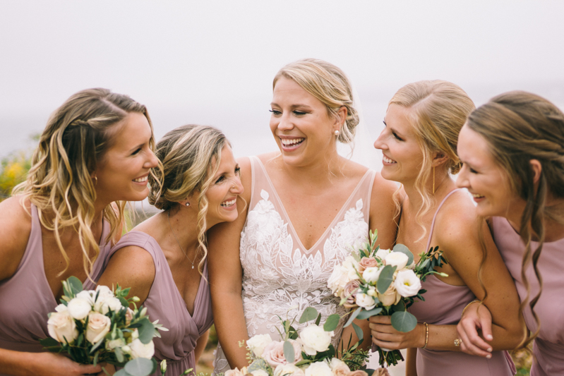 mauve bridesmaid dresses