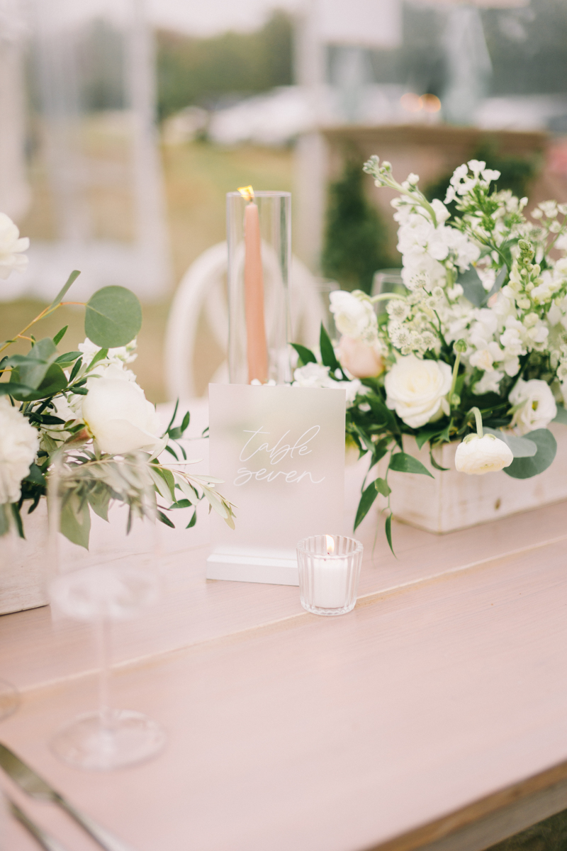 romantic blush and white wedding