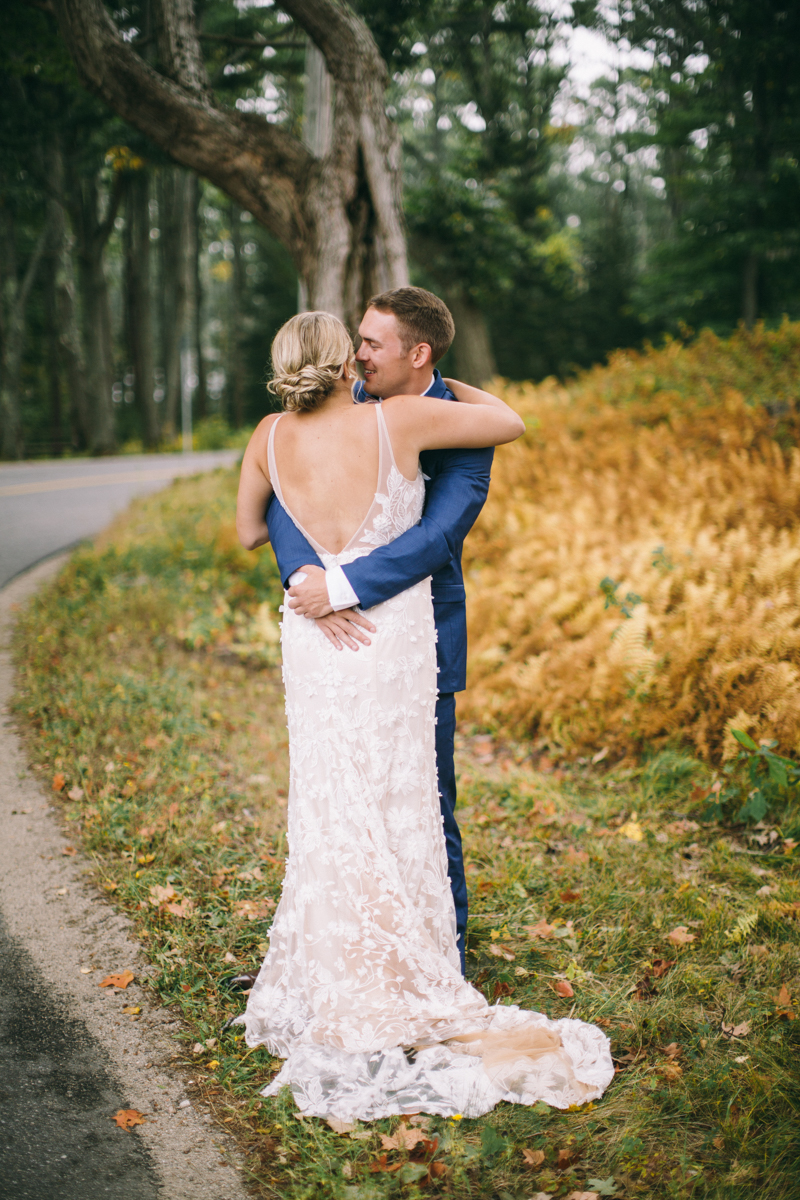 fall maine wedding