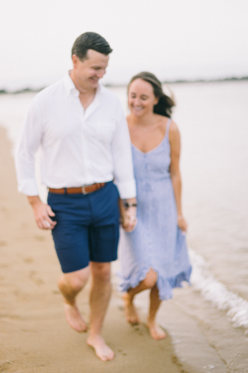 beach engagement photos in newburyport massachusetts 