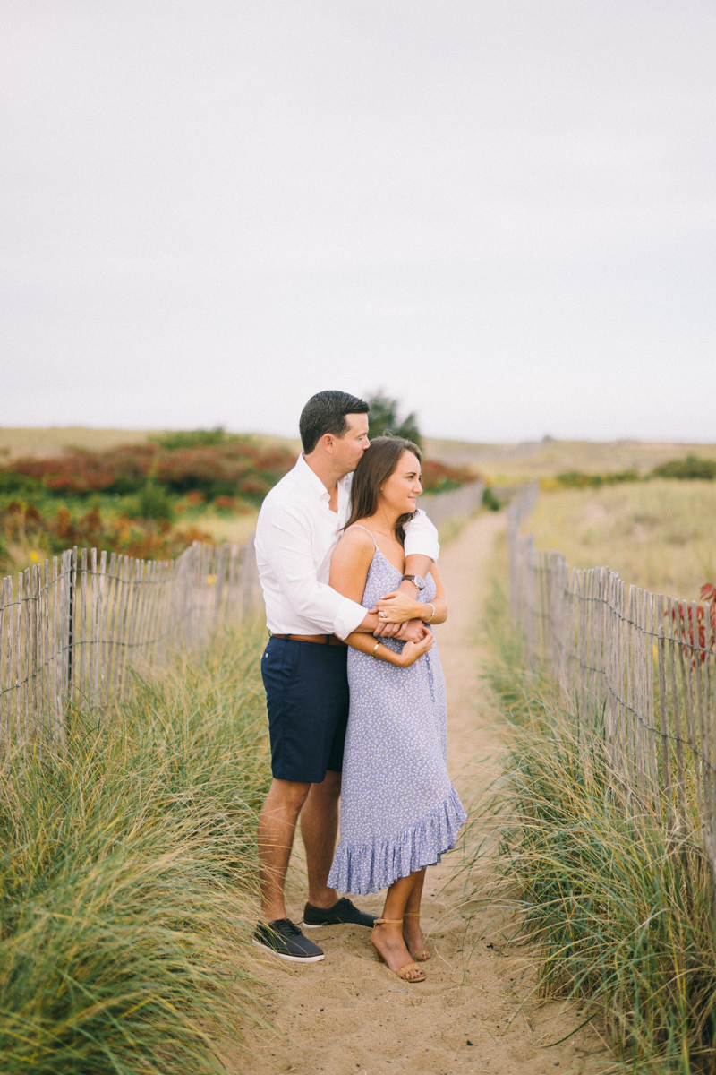 sand dunes engagement photos