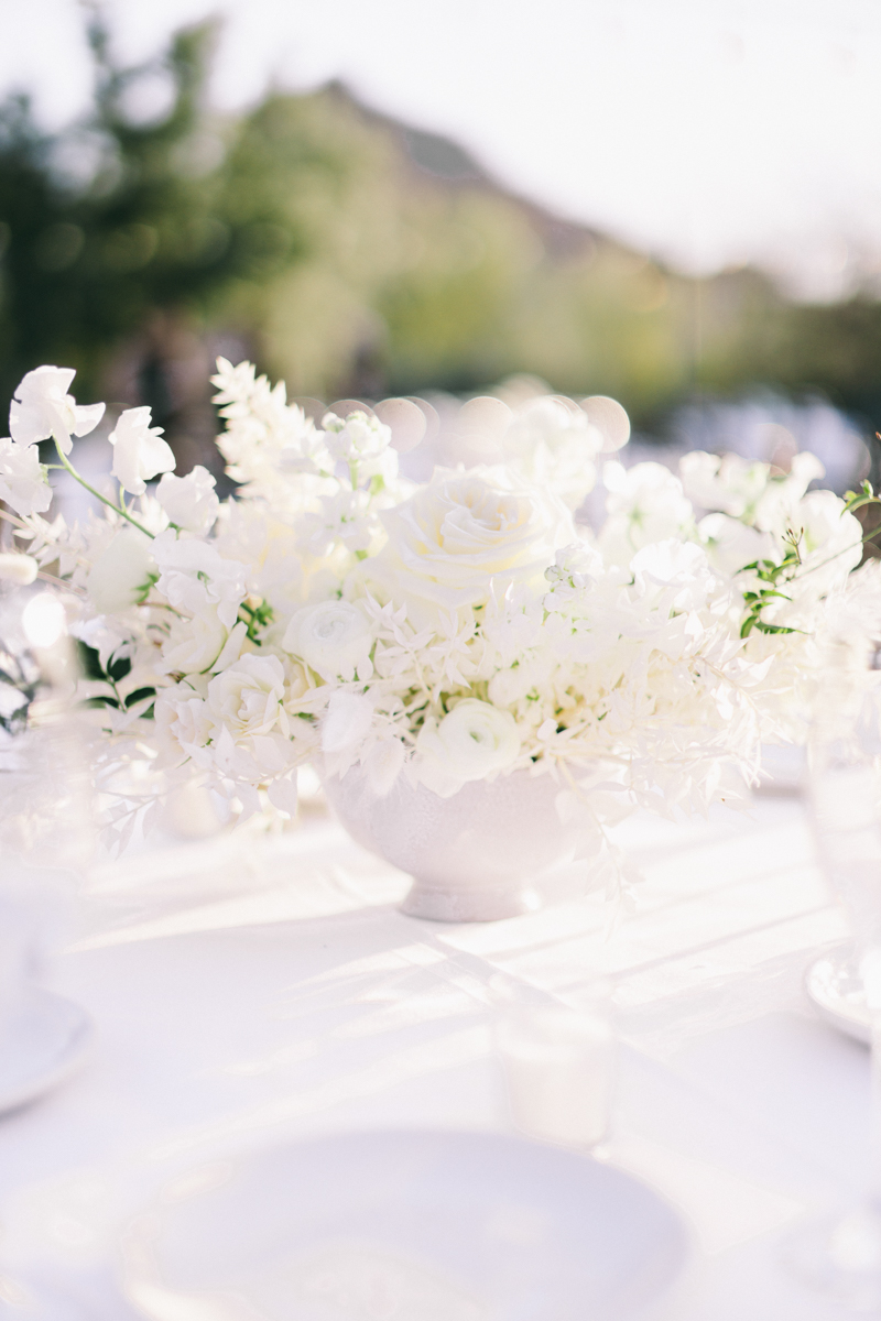 all white wedding decor scottsdale arizona