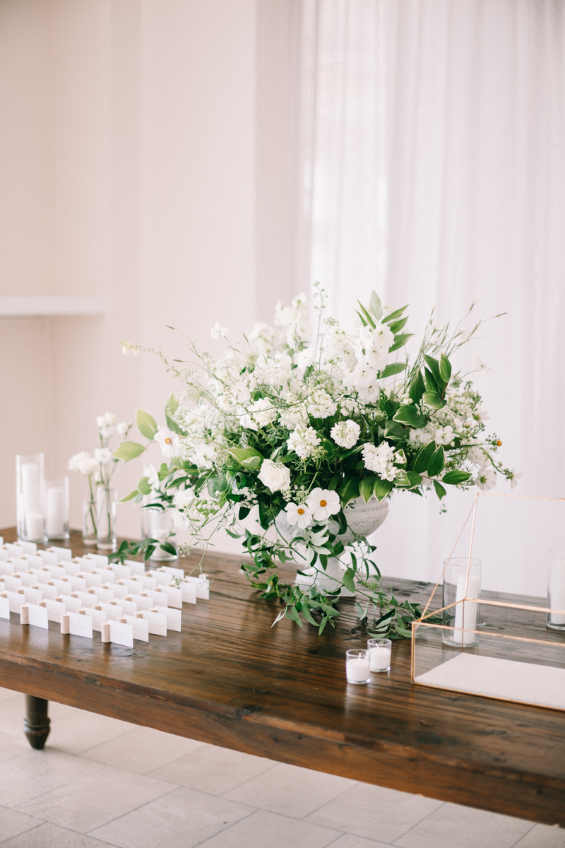 belle mer wedding decor