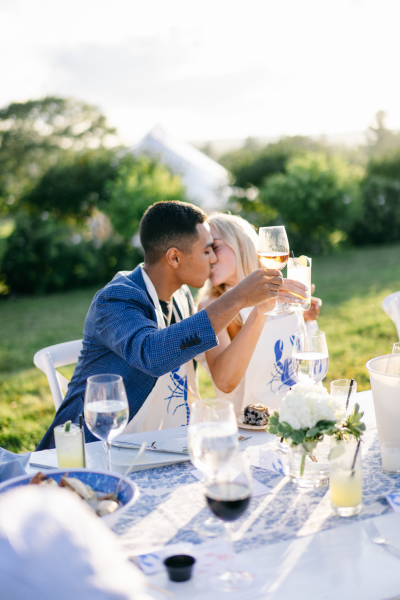 lobster bake maine wedding