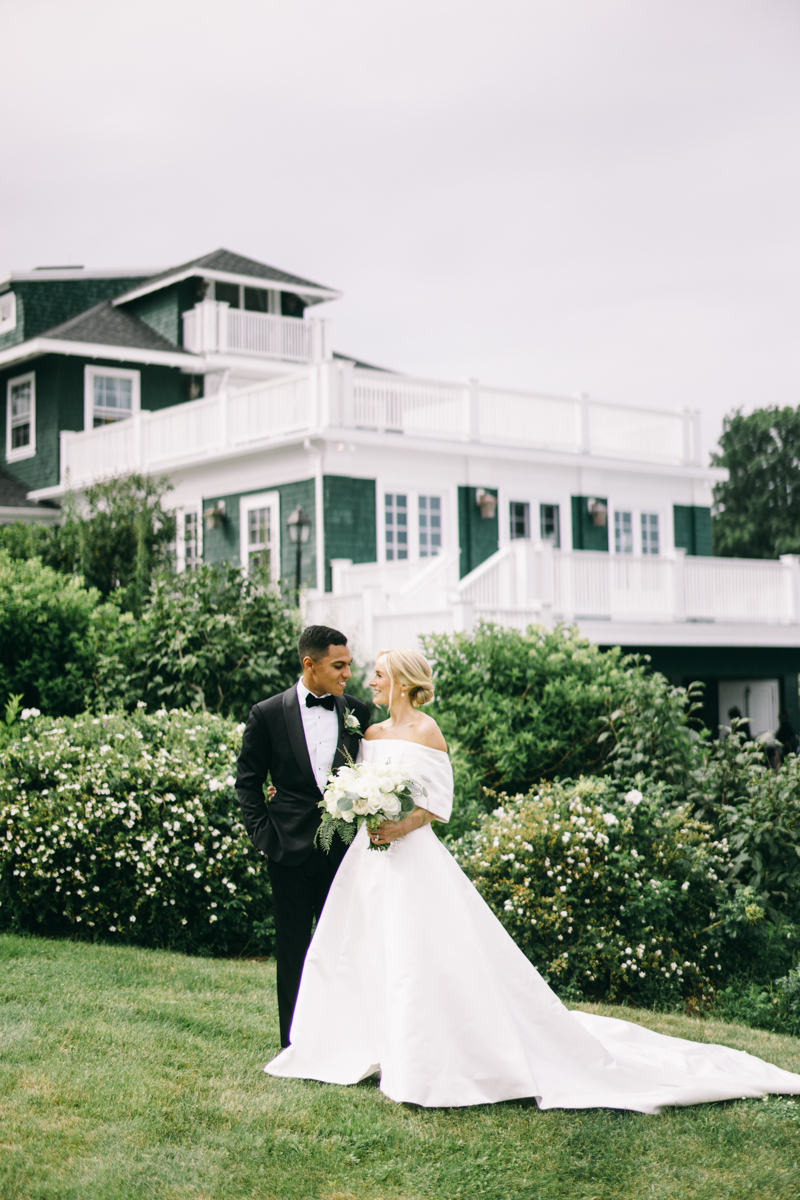 vogue editorial bride and groom portraits in maine