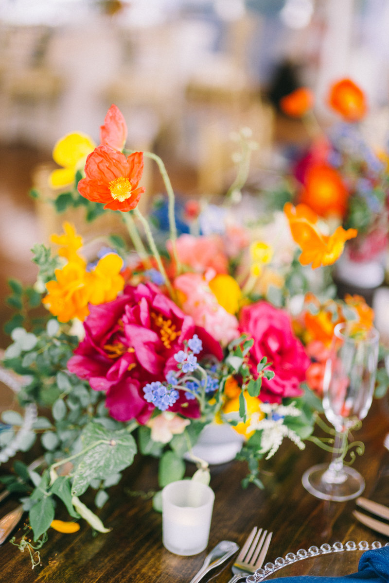 bright colorful wedding newport rhode island