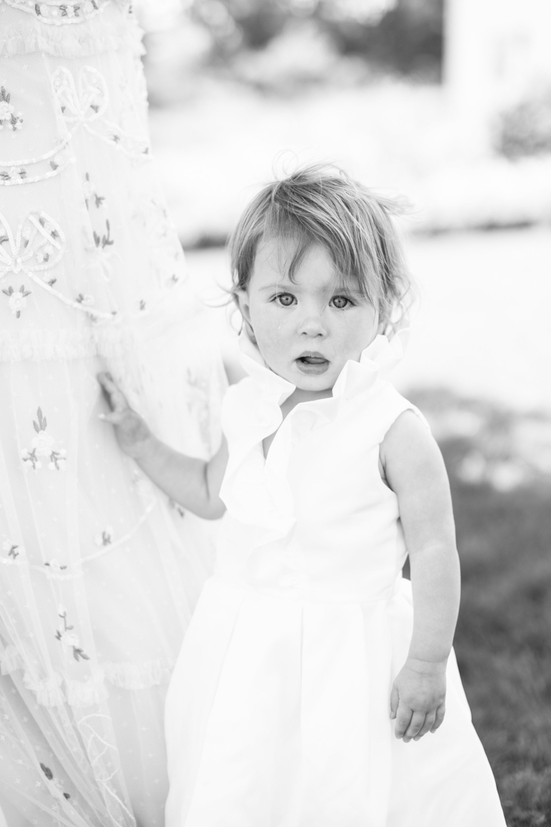 nautical preppy flower girl dress