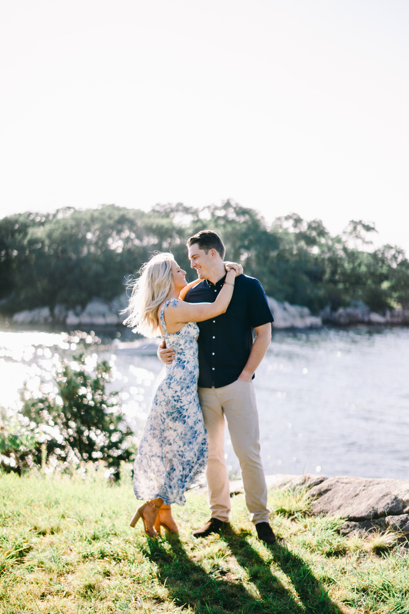 gloucester Massachusetts private estate engagement photos