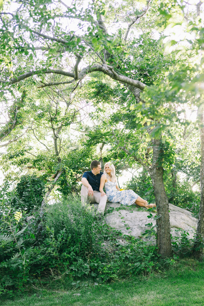 private estate engagement photos