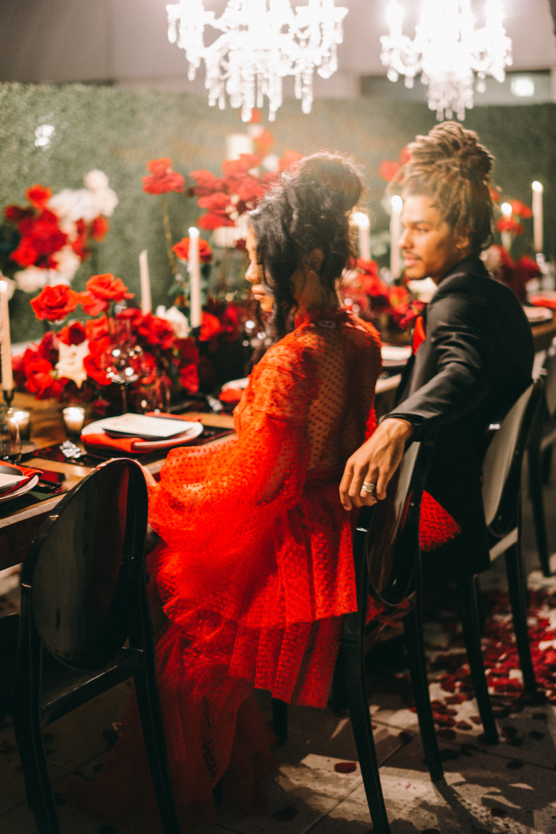 romantic wedding rooftop