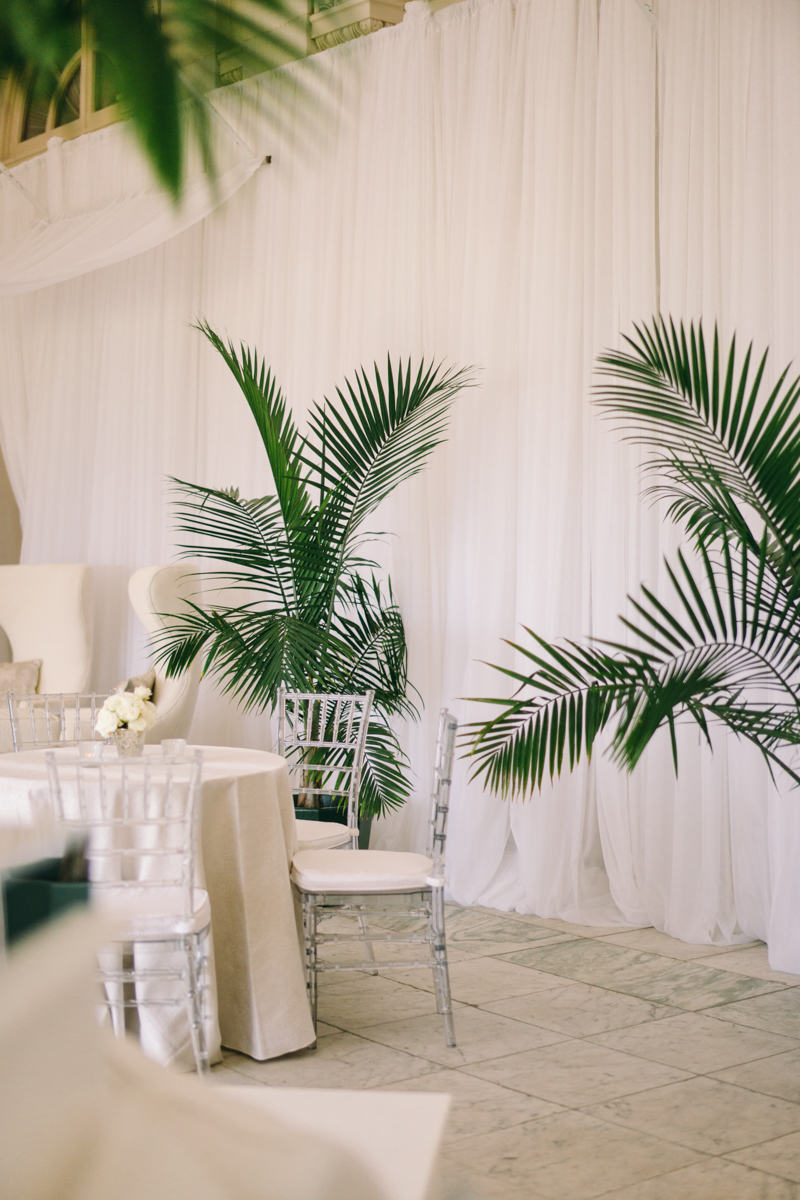 tropical elegant wedding in newport
