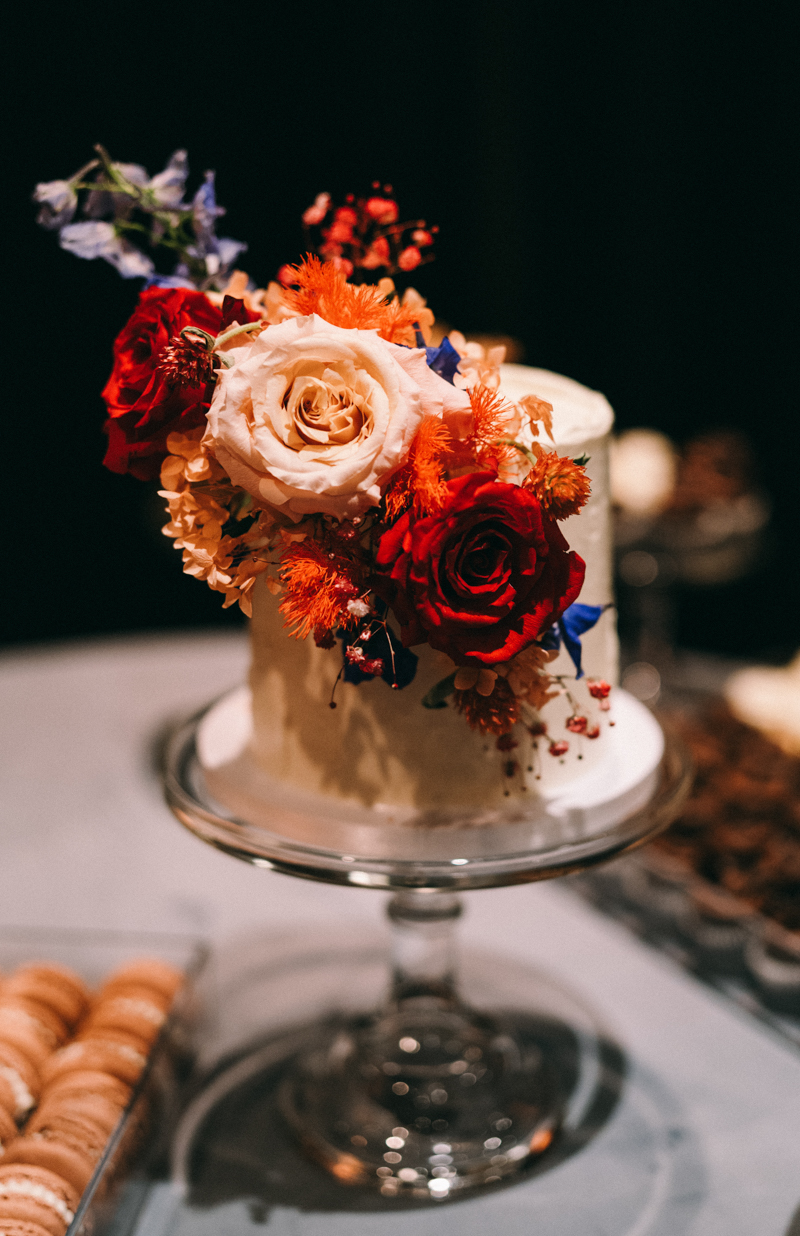 colorful disco ball wedding