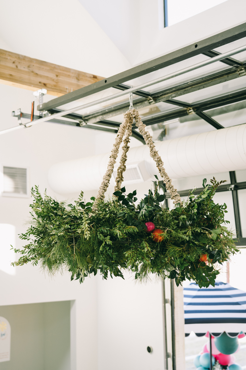 christmas wreath installation